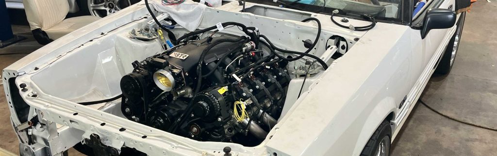 Ford 7.3L Godzilla crate engine on the dyno at Proformance Unlimited