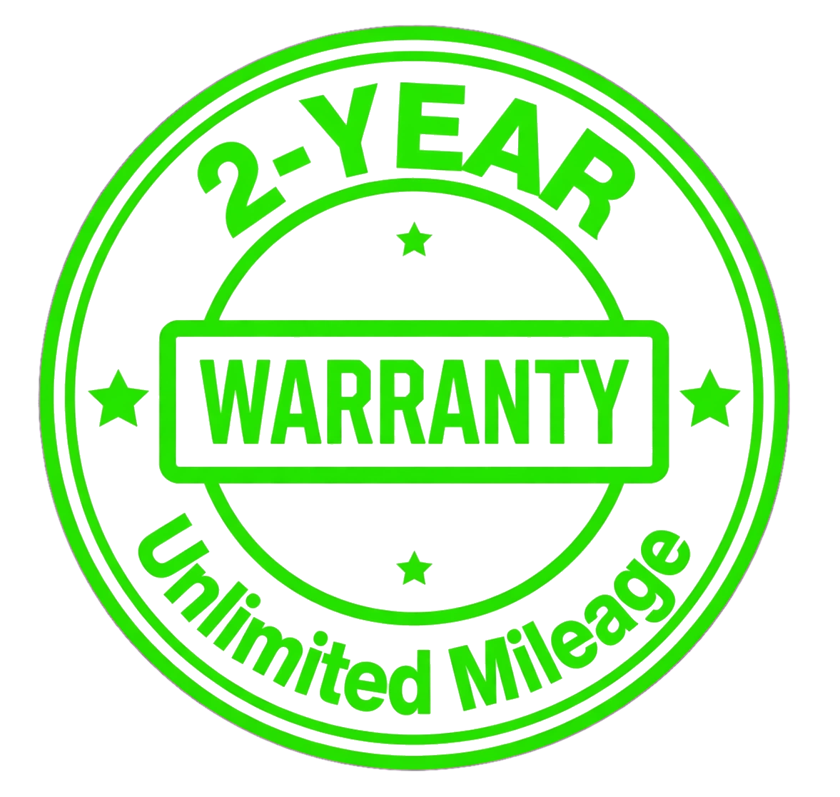 2-year warranty badge
